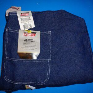 Mens Dickies Bib Carpenter Overalls size 3XL R .. 50 x 30